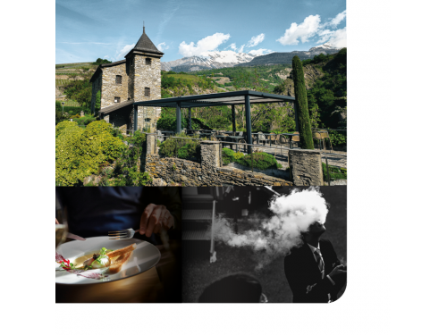 Soirée vins et cigares au Castel d'Uvrier